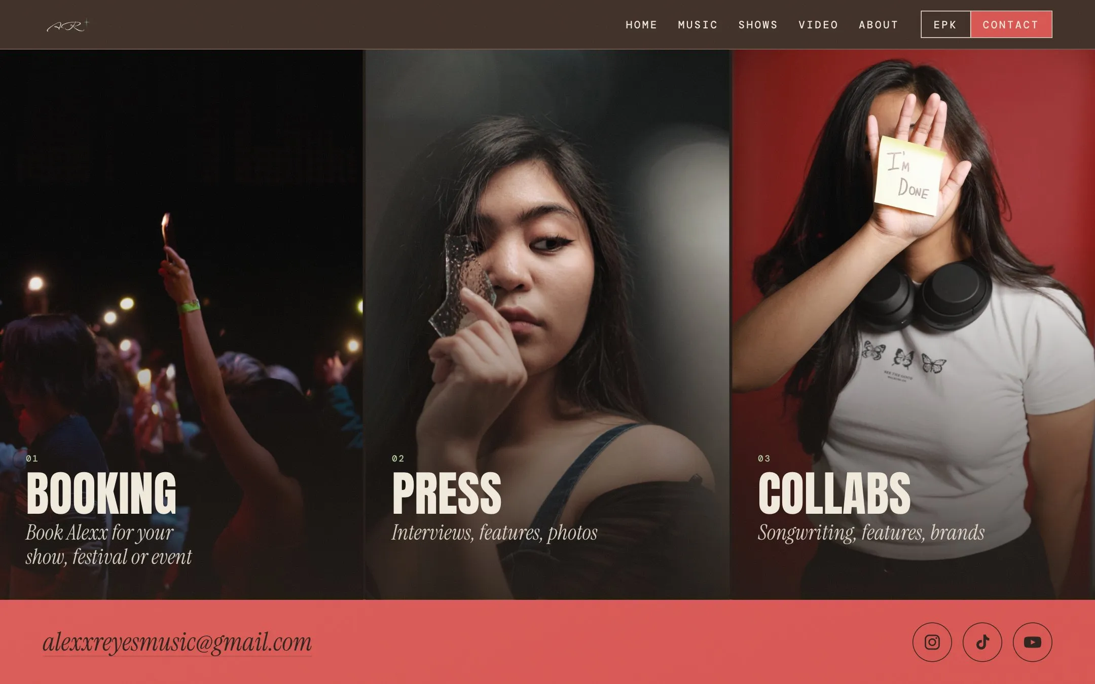 Contact page