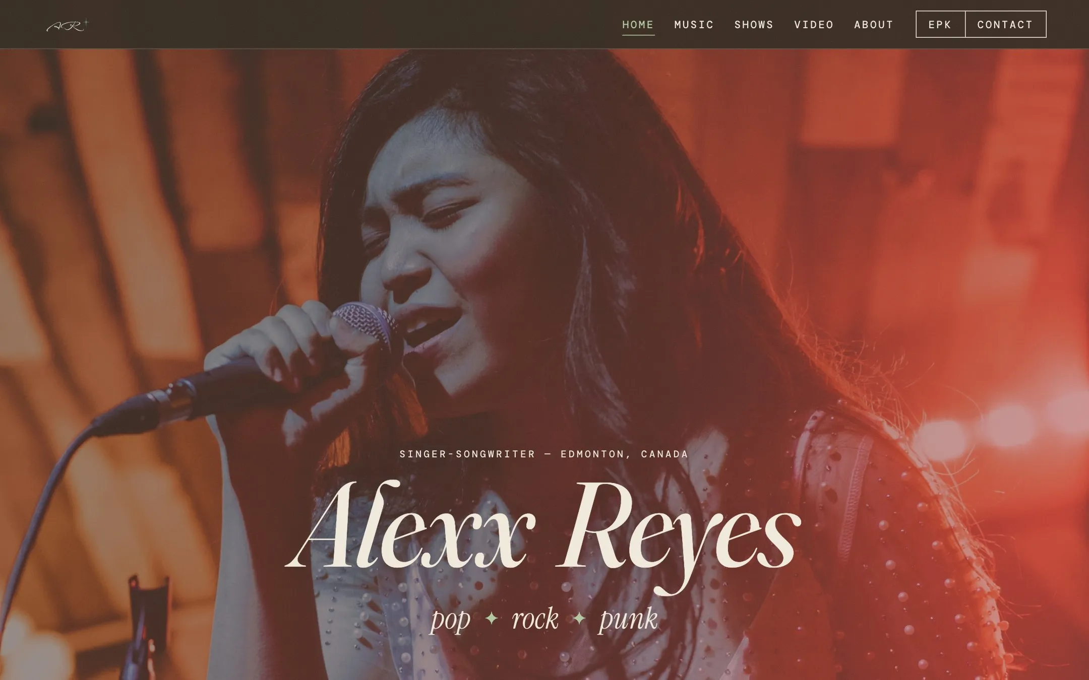 Home page