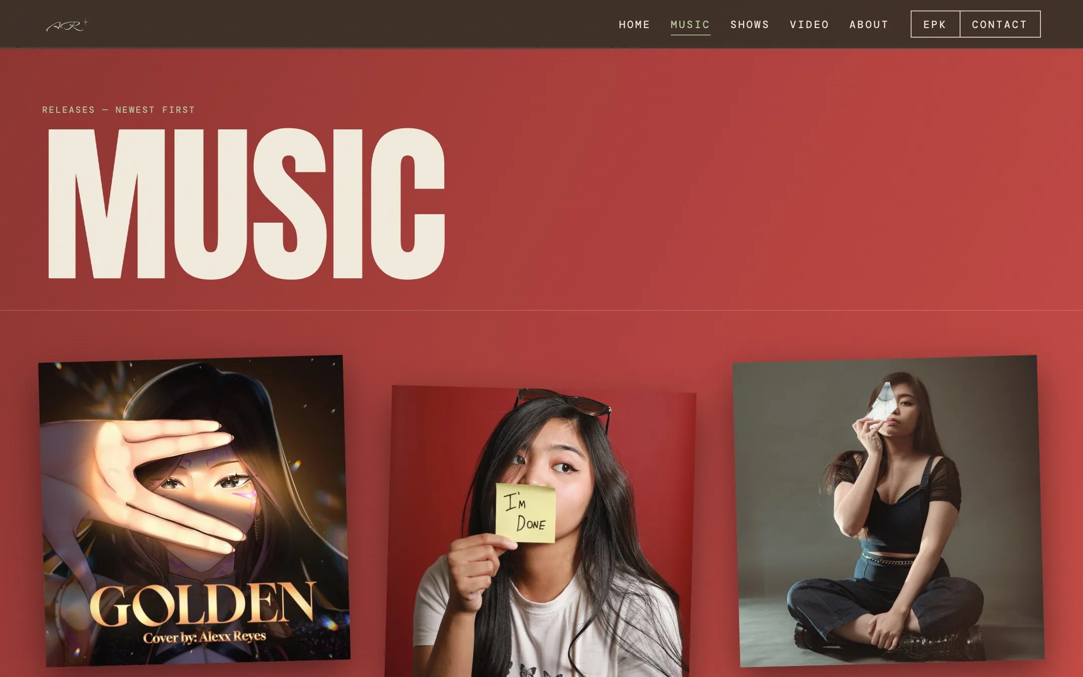 Music page